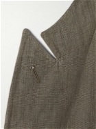Rubinacci - Double-Breasted Linen Suit Jacket - Green