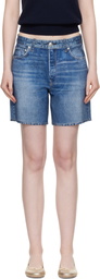 rag & bone Blue Miramar Kaia Shorts