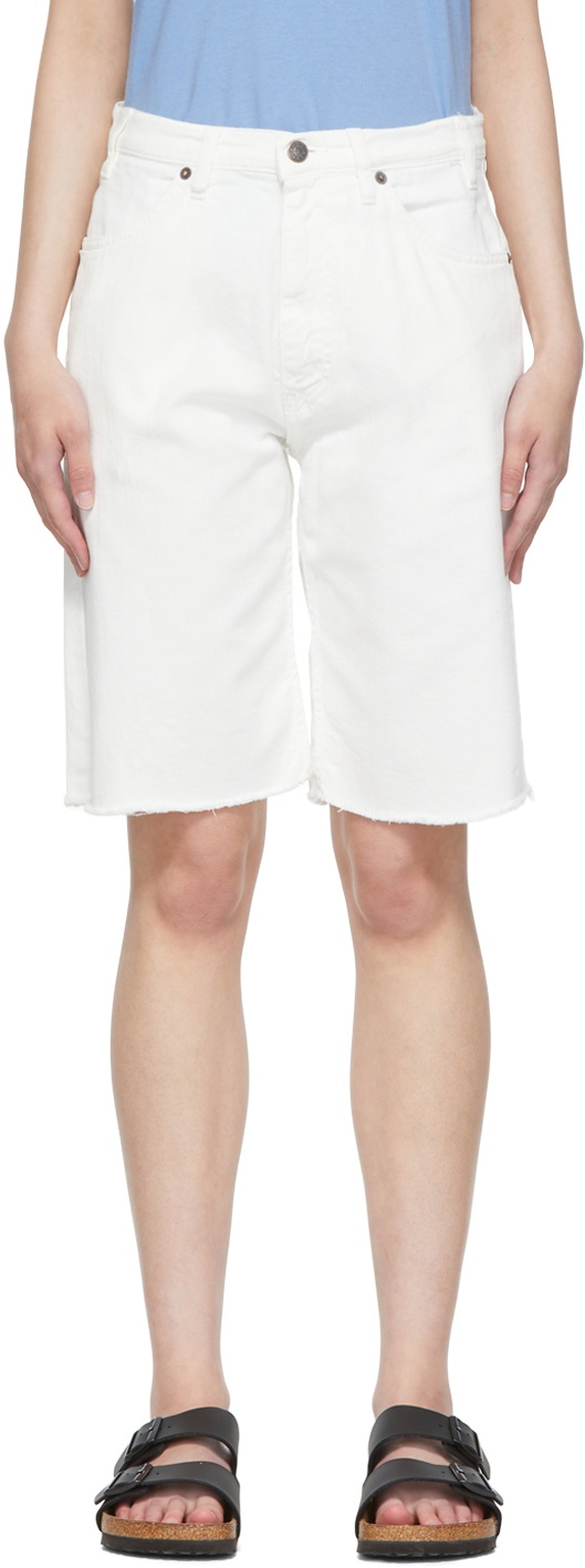 WHITE DENIM SHORT 2385-6