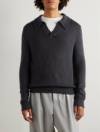 Gabriela Hearst - Aled Cashmere Polo Shirt - Gray