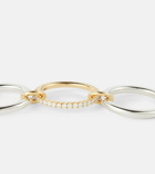 Spinelli Kilcollin - Libra sterling silver and 18kt gold ring with diamonds
