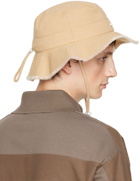 JACQUEMUS Beige 'Le Bob Artichaut' Bucket Hat