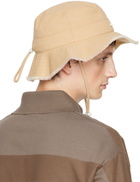 JACQUEMUS Beige 'Le Bob Artichaut' Bucket Hat