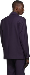 Ernest W. Baker Purple Polyester Blazer