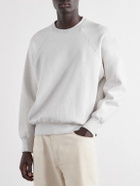A.PRESSE - Cotton-Jersey Sweatshirt - Gray