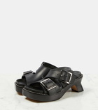 Loewe Ease leather sandals