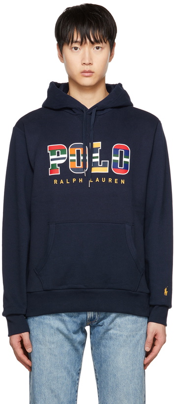 Photo: Polo Ralph Lauren Navy Bonded Hoodie