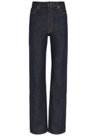 Khaite Danielle Slim Straight-leg Jeans Indigo