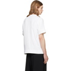 Simone Rocha White Fitted Wire Turnup T-shirt