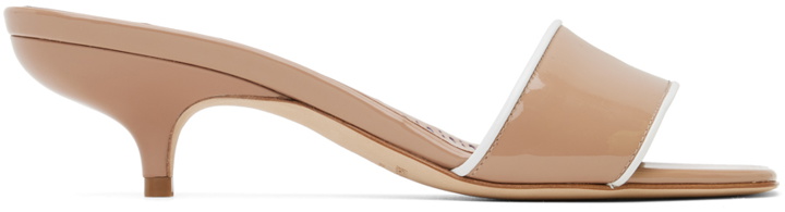 Photo: Manolo Blahnik Beige Helamu Heeled Sandals