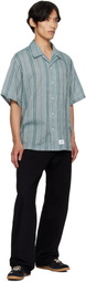 WTAPS Green Striped Shirt