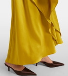 Roksanda Hiba caped silk gown