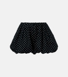 Faithfull Lucia polka-dot linen shorts