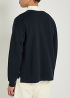 Boss Cotton and Wool-blend Rugby top Navy