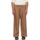colbo Brown Cropped Farm Trousers