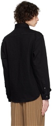 Filippa K Black Relaxed-Fit Denim Shirt