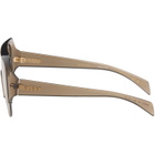 Gucci Brown Shield Sunglasses