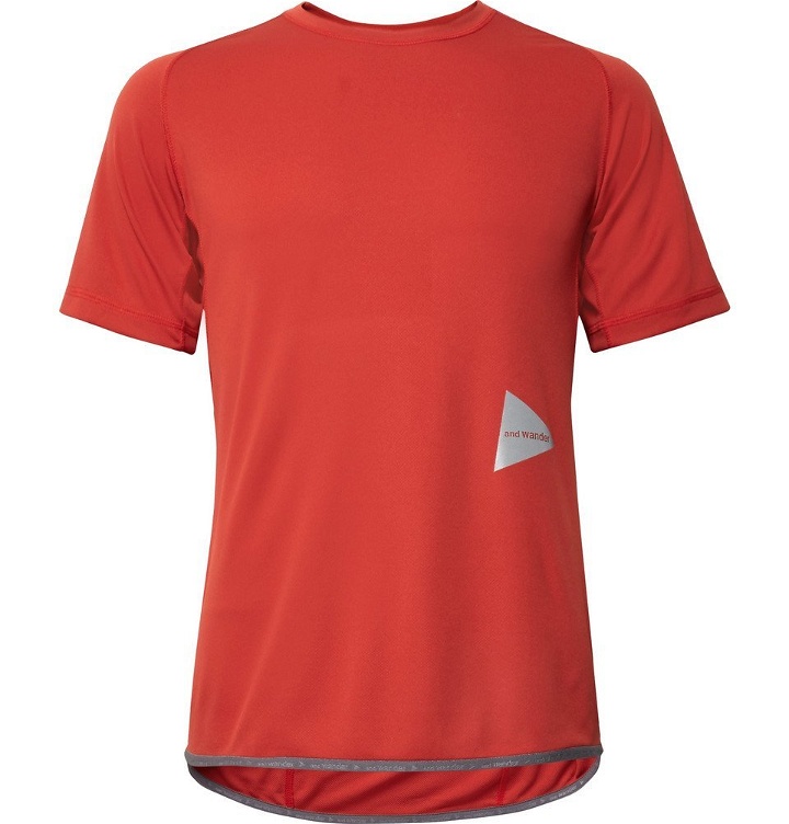 Photo: And Wander - Tech-Jersey T-Shirt - Men - Red