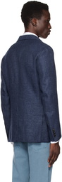 ZEGNA Blue Two-Button Blazer