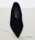 Khaite Miriam velvet pumps