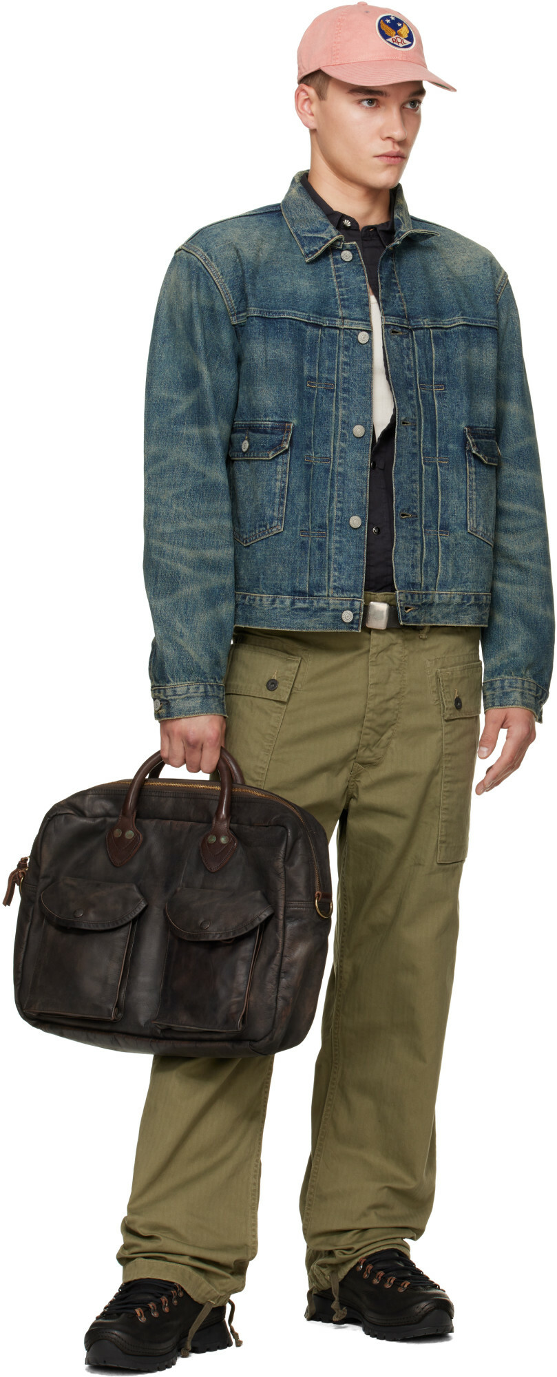 RRL Blue Type-2 Unlined Denim Trucker Jacket