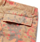 Resort Corps - Camouflage-Print Cotton-Twill Cargo Trousers - Orange