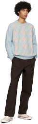 Noah Blue Argyle Sweater