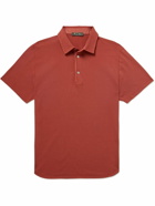 Loro Piana - Cotton-Piqué Polo Shirt - Orange