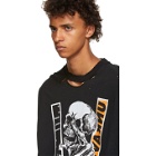 Unravel SSENSE Exclusive Black Skull T-Shirt