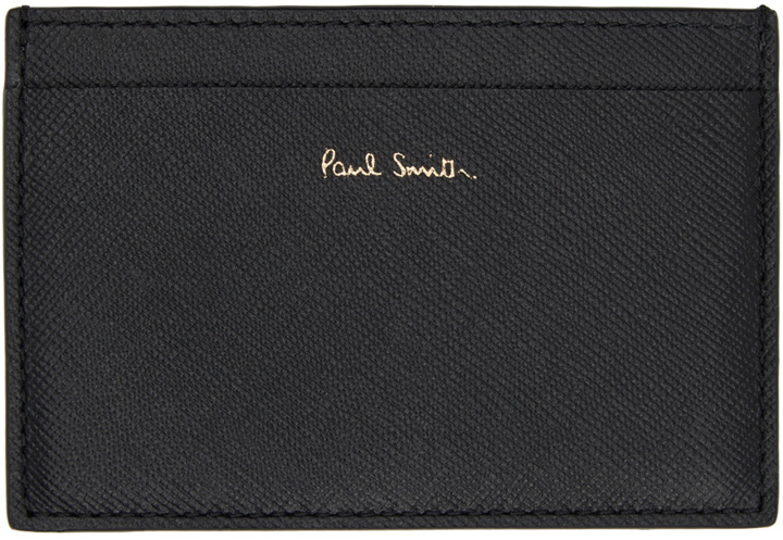 Photo: Paul Smith Black Mini Mountain Print Card Holder