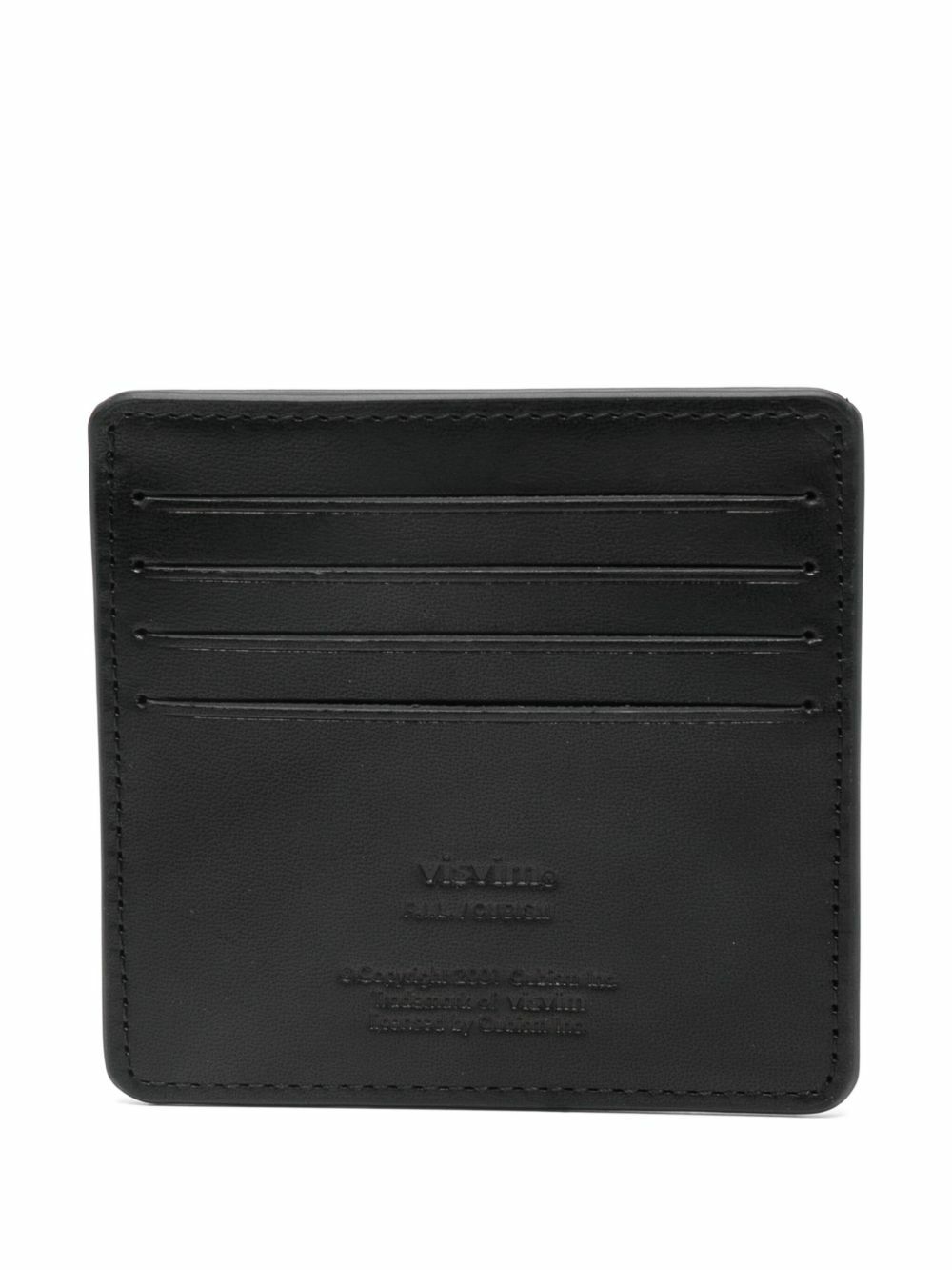Visvim Men's Leather Bi-Fold Wallet in Black Visvim