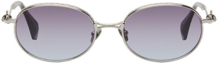 Photo: Vivienne Westwood Silver Oval Metal Sunglasses