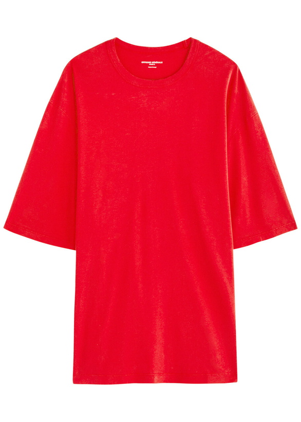 Photo: Officine Générale Benny Jersey T-shirt Red