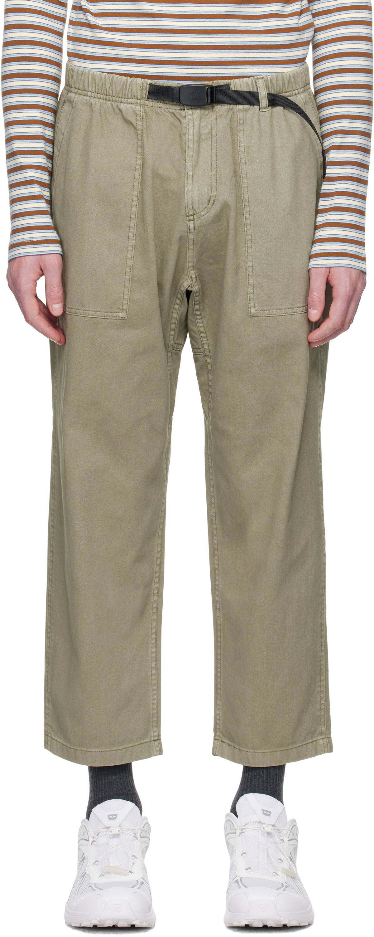 Gramicci Khaki Wacko Maria Edition Track Pants Gramicci