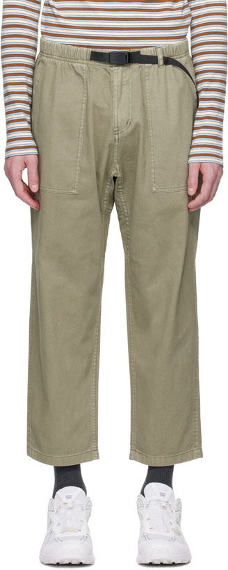 Photo: Gramicci Green Loose Tapered Trousers