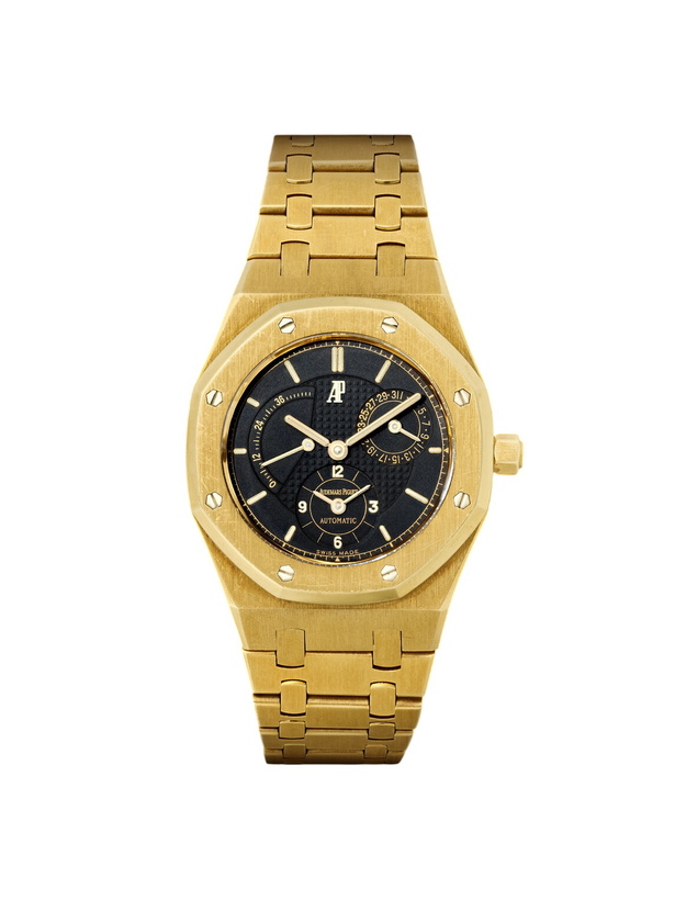 Photo: Stephanie Windsor - Audemars Piguet Vintage 1997 Royal Oak Automatic Dual Time 18-Karat Yellow Gold Watch, Ref. 25730BA (7.25'' wrist)