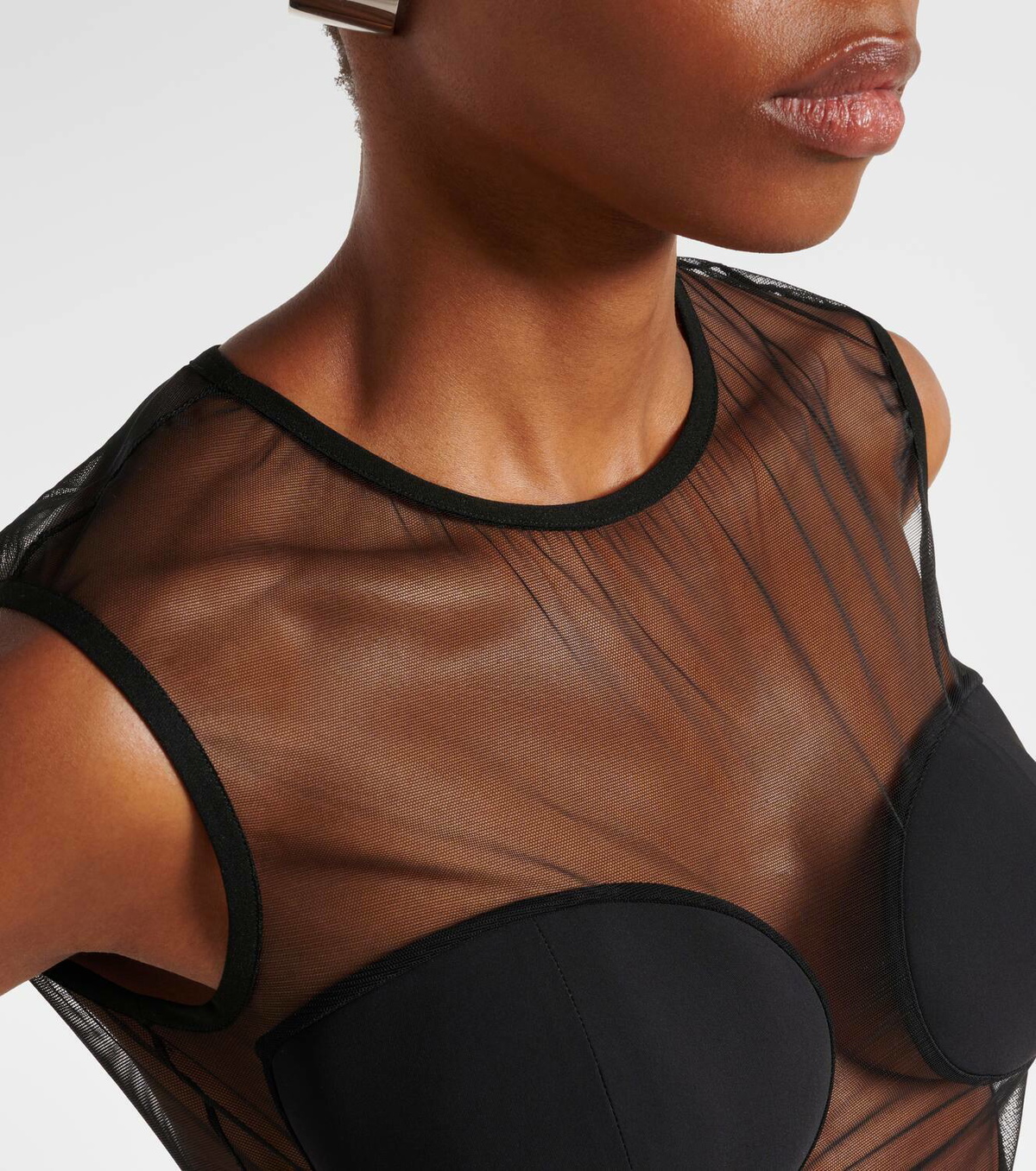 Nensi Dojaka Mesh bodysuit