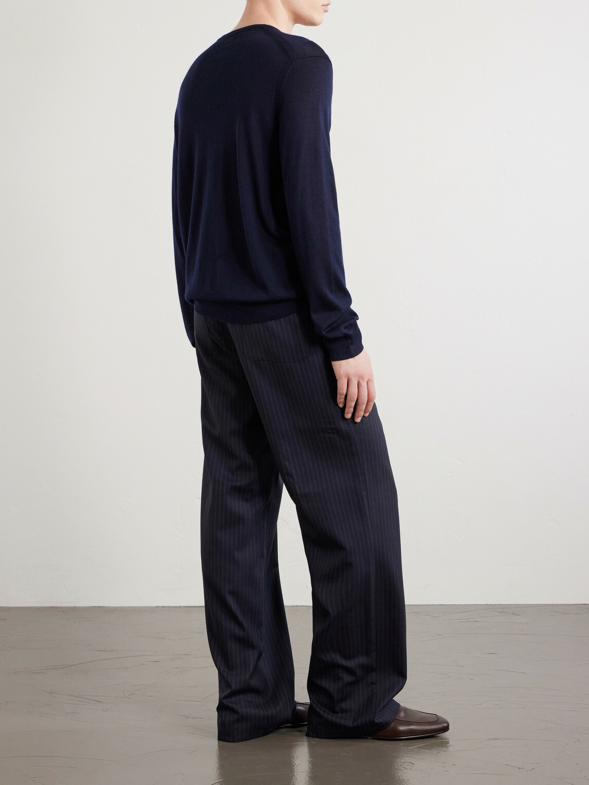 N.PEAL - Conduit Cashmere and Silk-Blend Sweater - Blue