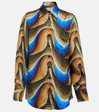 Victoria Beckham - Printed silk shirt