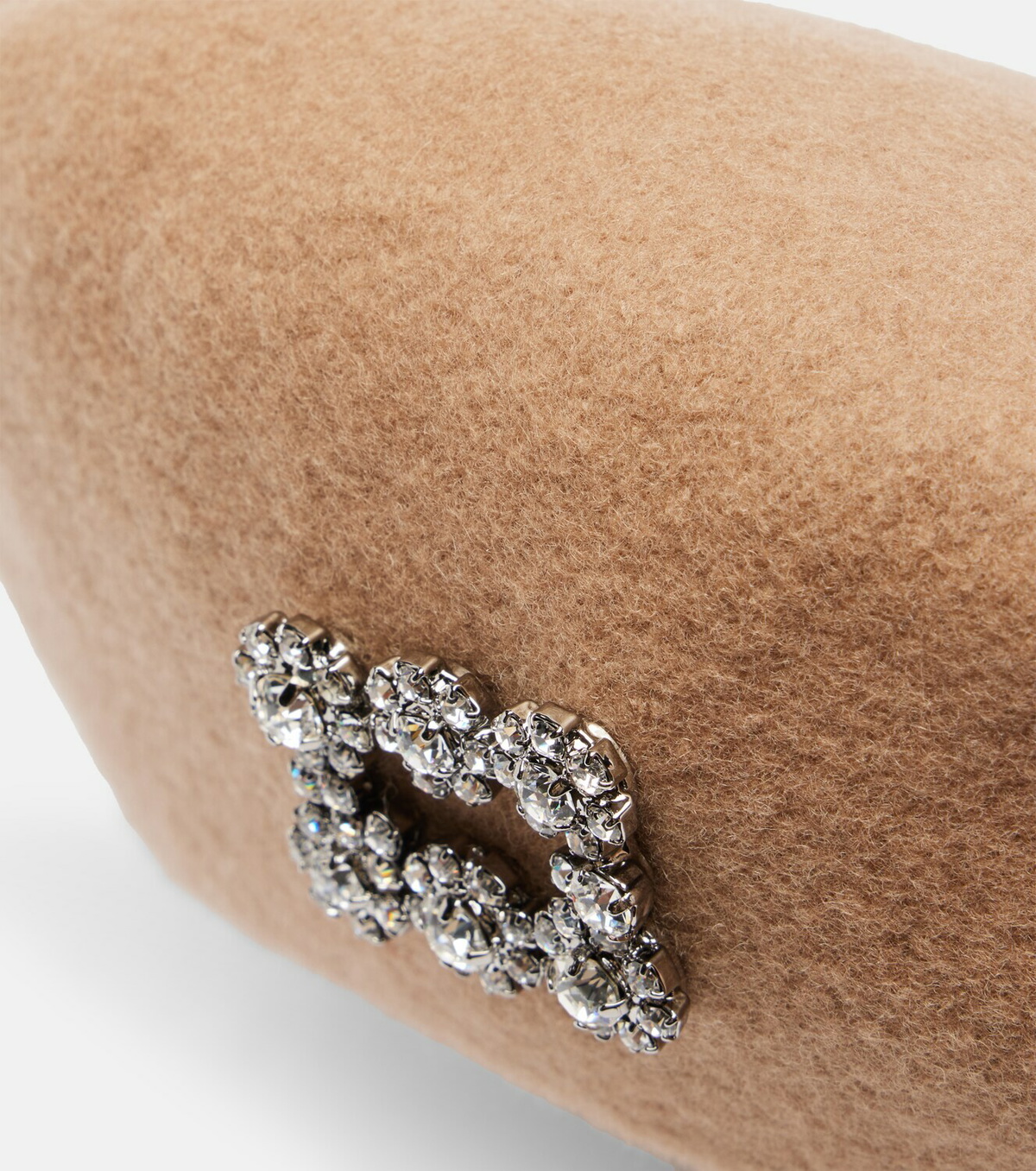 Roger Vivier Embellished wool beret