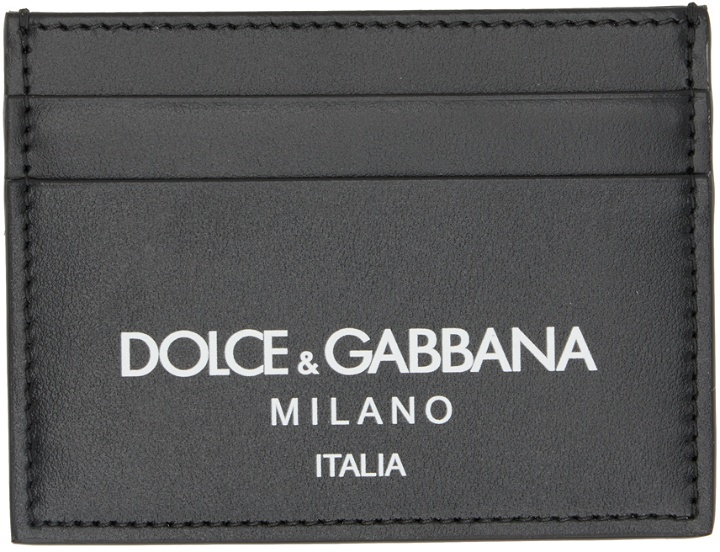 Photo: Dolce & Gabbana Black Logo Card Holder