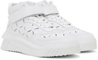 Versace White Slashed Odissea Sneakers