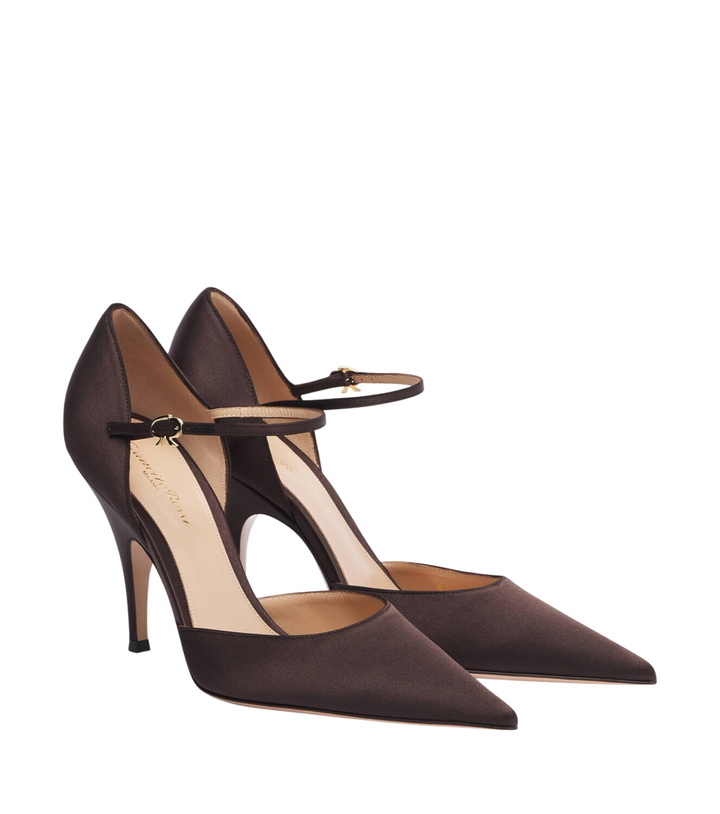 Photo: Gianvito Rossi Sofia satin pumps
