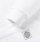 McQ Alexander McQueen - Printed Fleece-Back Cotton-Jersey Hoodie - White