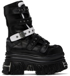 VETEMENTS Black & White New Rock Edition Gamer Boots