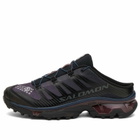 MM6 Maison Margiela x Salomon XT-4 Mule Sneakers in Black/Nine Iron/Hunkle Berry Violet