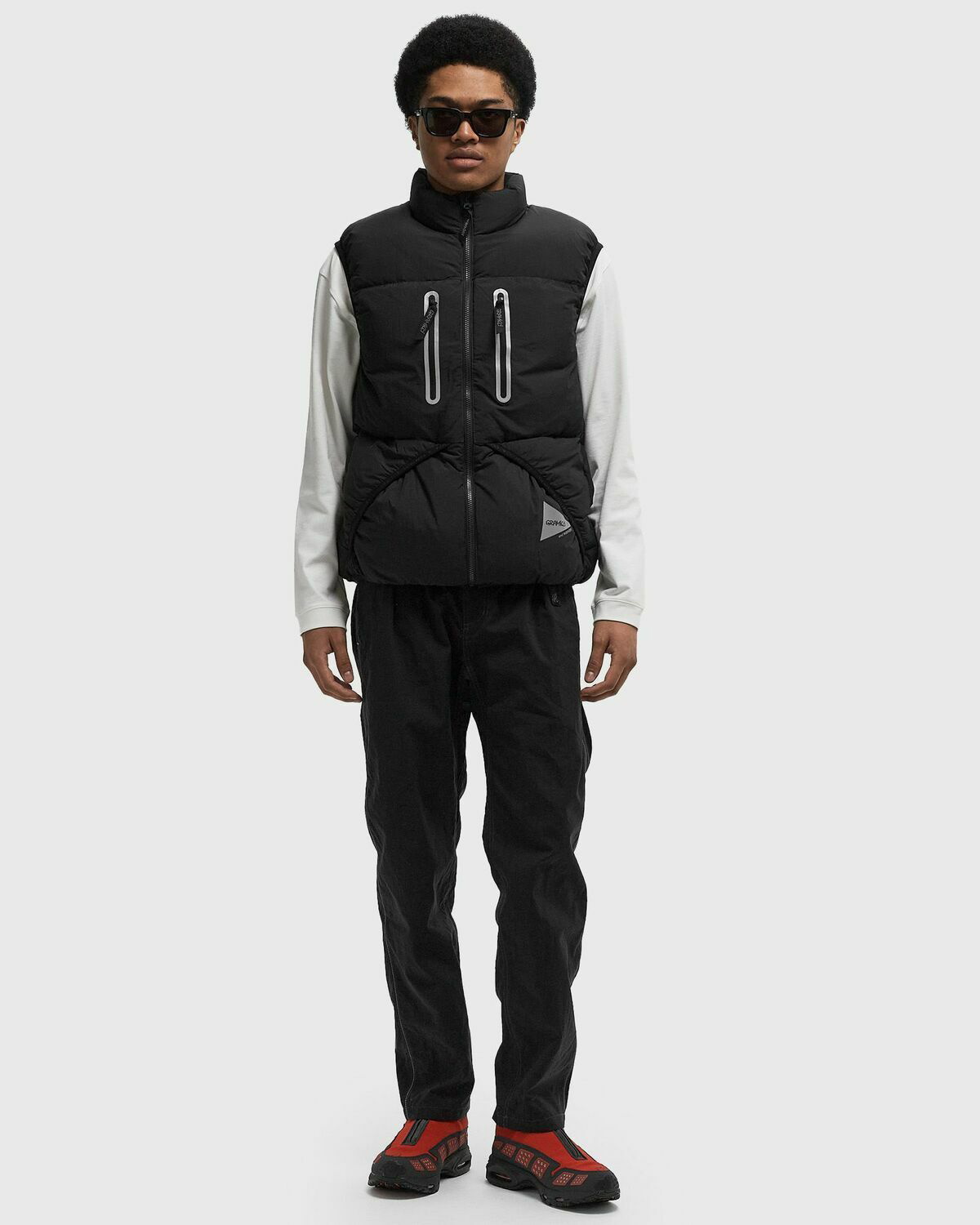 Gramicci X and wander DOWN VEST Black Men Gramicci