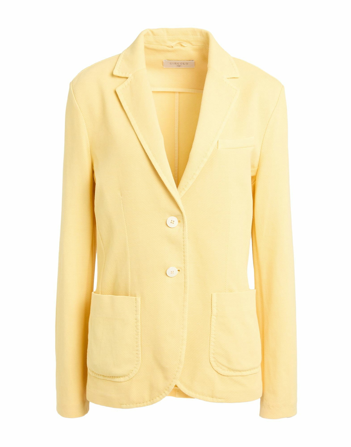 Circolo 1901 Womens Blazer Pastel in Yellow