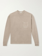 AGOLDE - Lucan Cotton-Jersey T-Shirt - Brown