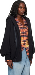 R13 Black Lillian Oversized Hoodie